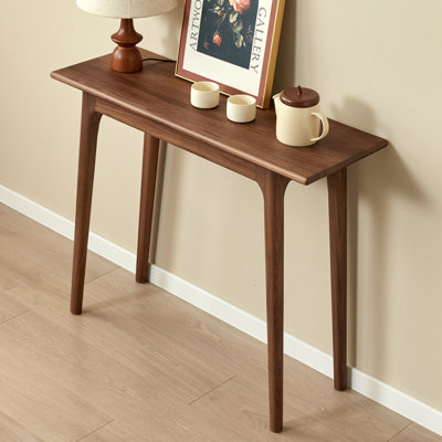 Console brune de style chinois