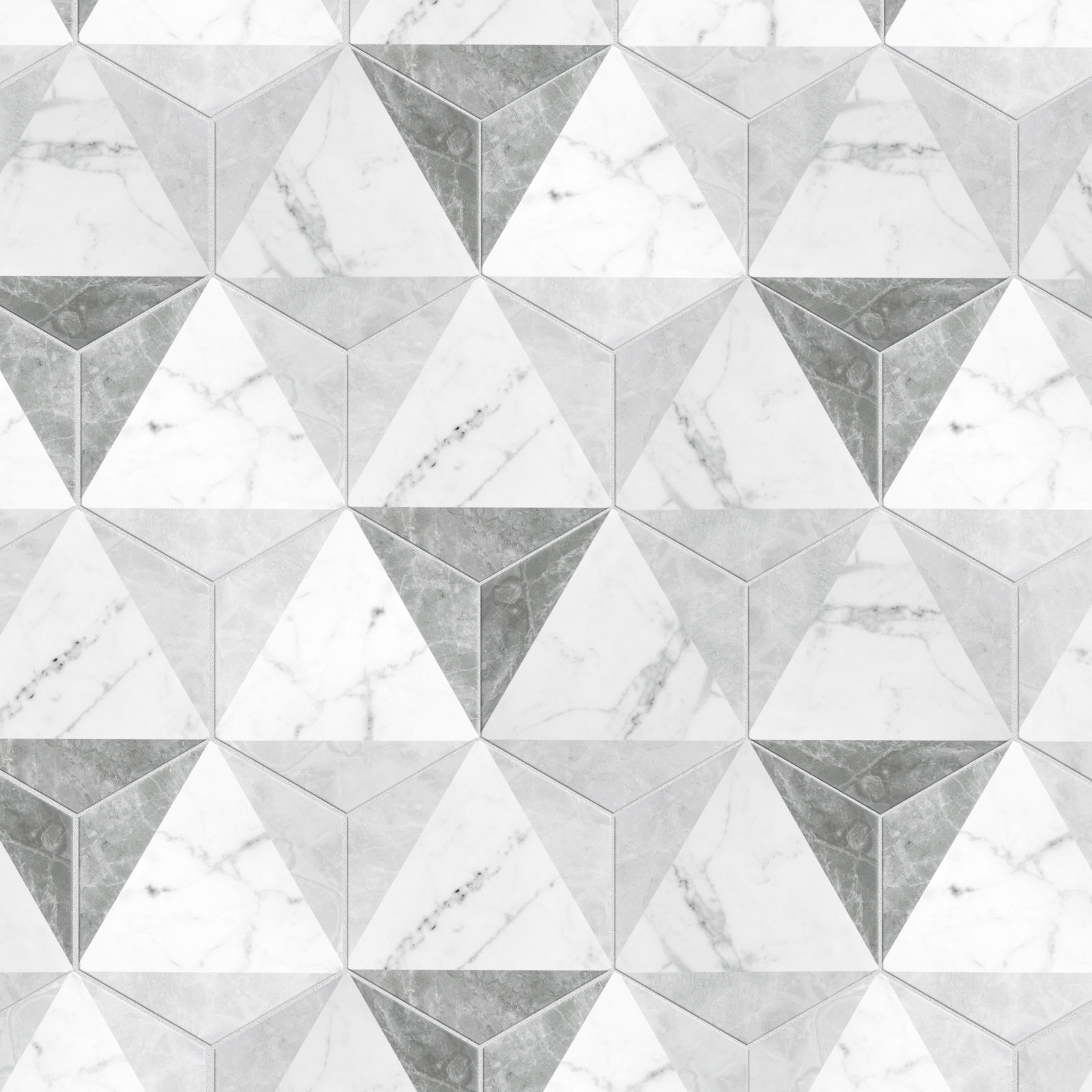 Classico Carrara 7" x 8" Porcelain Marble Look Wall & Floor Tile