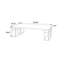 Bureau en bois massif pour 4 personnes