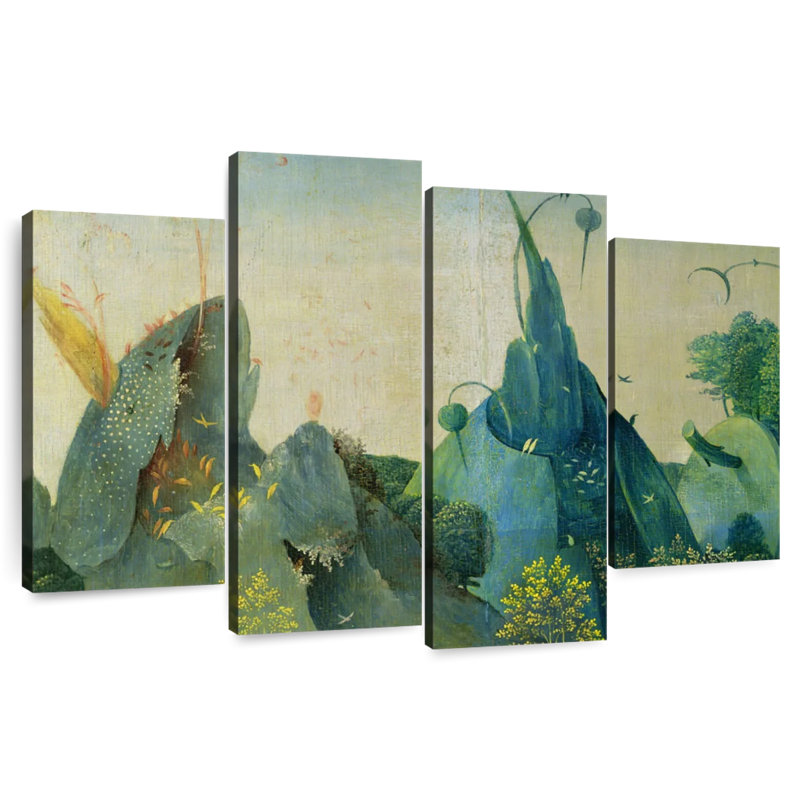 Kelan, le jardin des délices terrestres II, H 32 po x l 52 po
