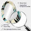 Teal and Cream Natures Whispers - Miroir mural ovale moderne sarcelle-1058976509