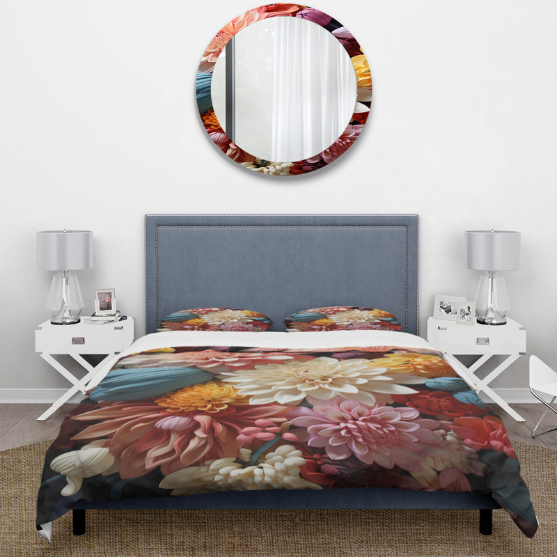 Ensemble de housse de couette en microfibre / polyester Mums Autumn Hues Showcases II