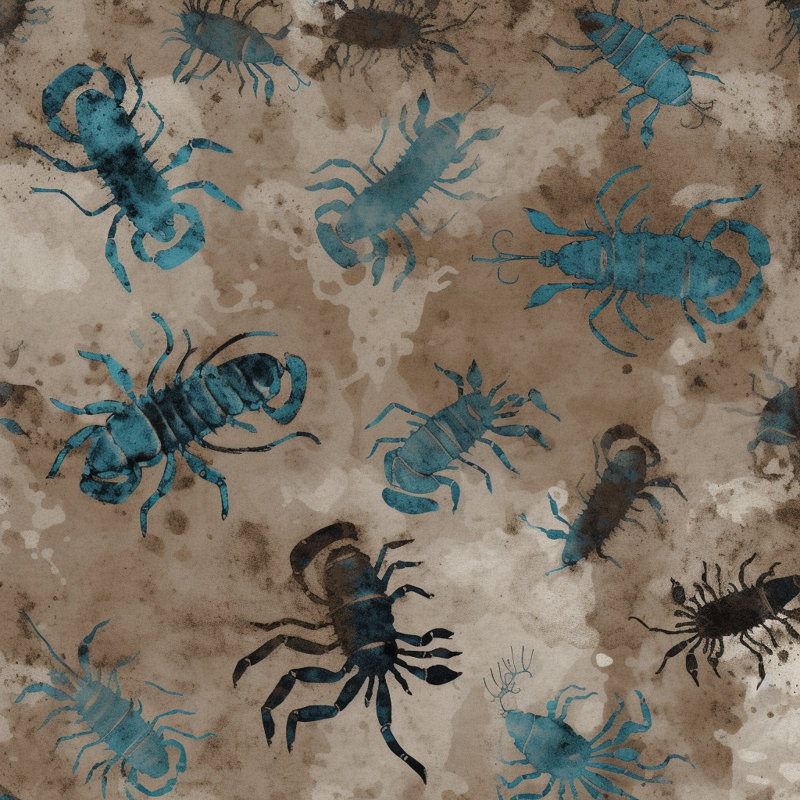Scorpion Desert Comforter, Queen Comforter