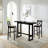 42.13" MDF Counter Height Dining Table