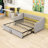 Twin Velvet Daybed with Pop-Up Twin Trundle-992191068