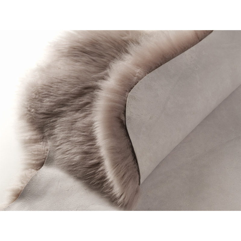 Animal Print Sheepskin 62cm X 90cm Area Rug