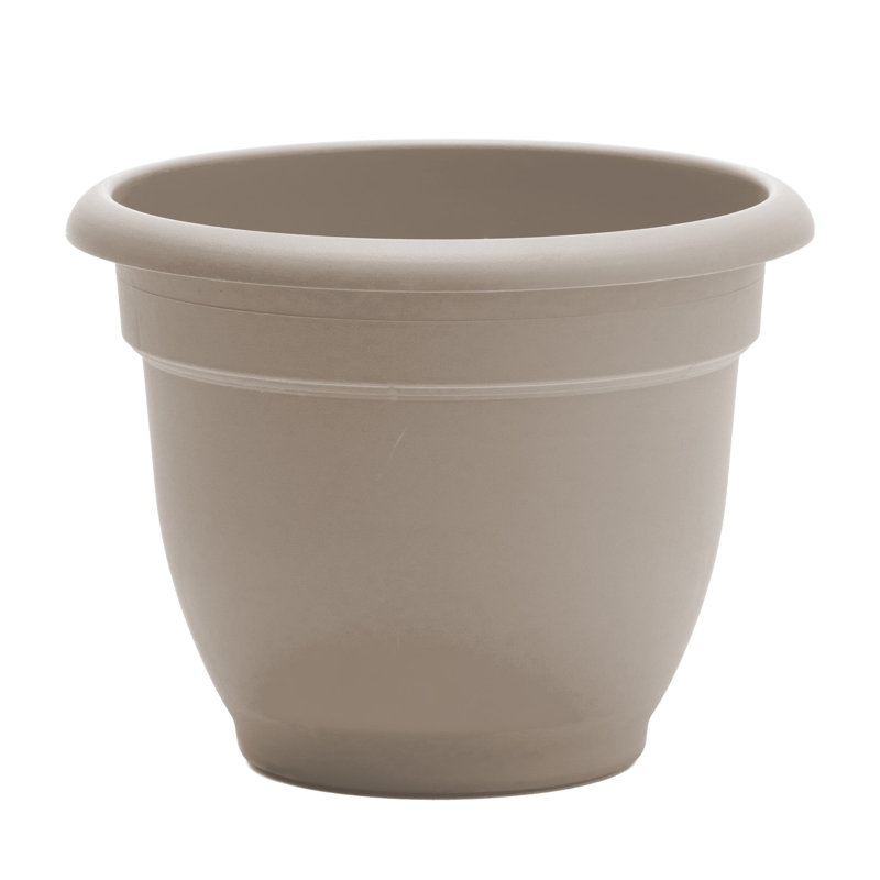 Pot à fleurs intérieur / extérieur Traditional, H 8,5 po x l 11 po x P 11 po, Rouge vif