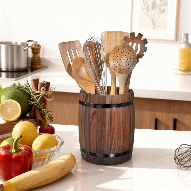 Wooden Cutlery Rack