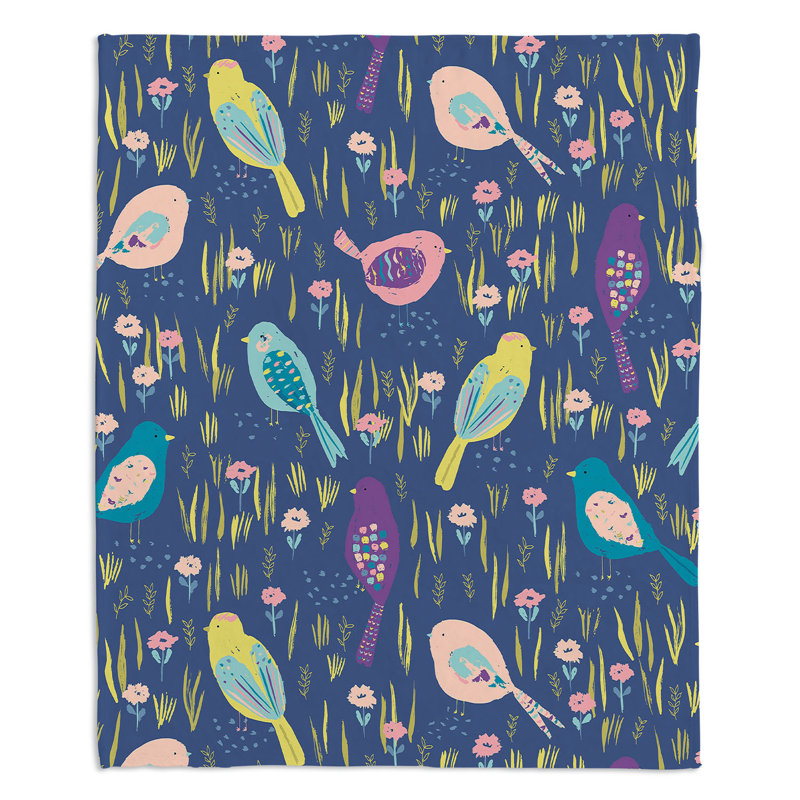  Couverture Summer Birds, 68 po x 80 po