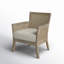 Fauteuil d'appoint en bois massif l 28 po Jennette Avia-93885017