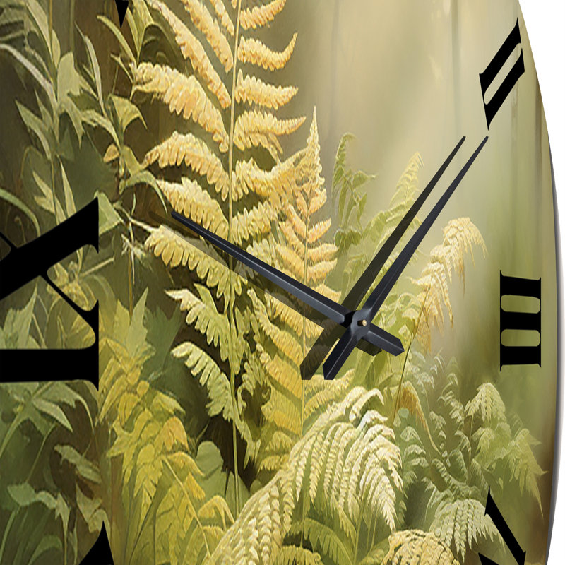 Corneille - Horloge murale florale, Grand