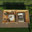 20ft x 10ft Studio Pent Log Cabin With Slatted Area With UPVC Windows & Doors (44mm)-105863301