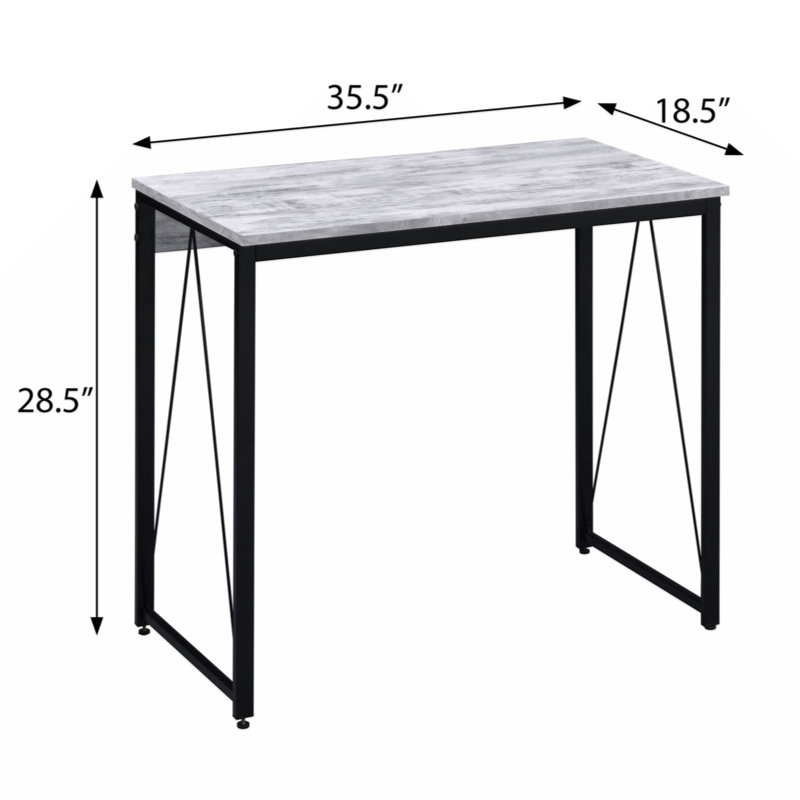 Bureau l 35,5 po Jonia, Gris