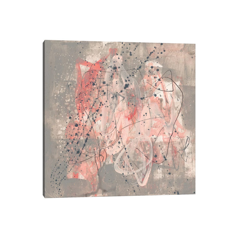 Blush Kinesis I 1 Piece Wrapped Canvas Painting, 45.72 cm H x 45.72 cm W x 3.175 cm D