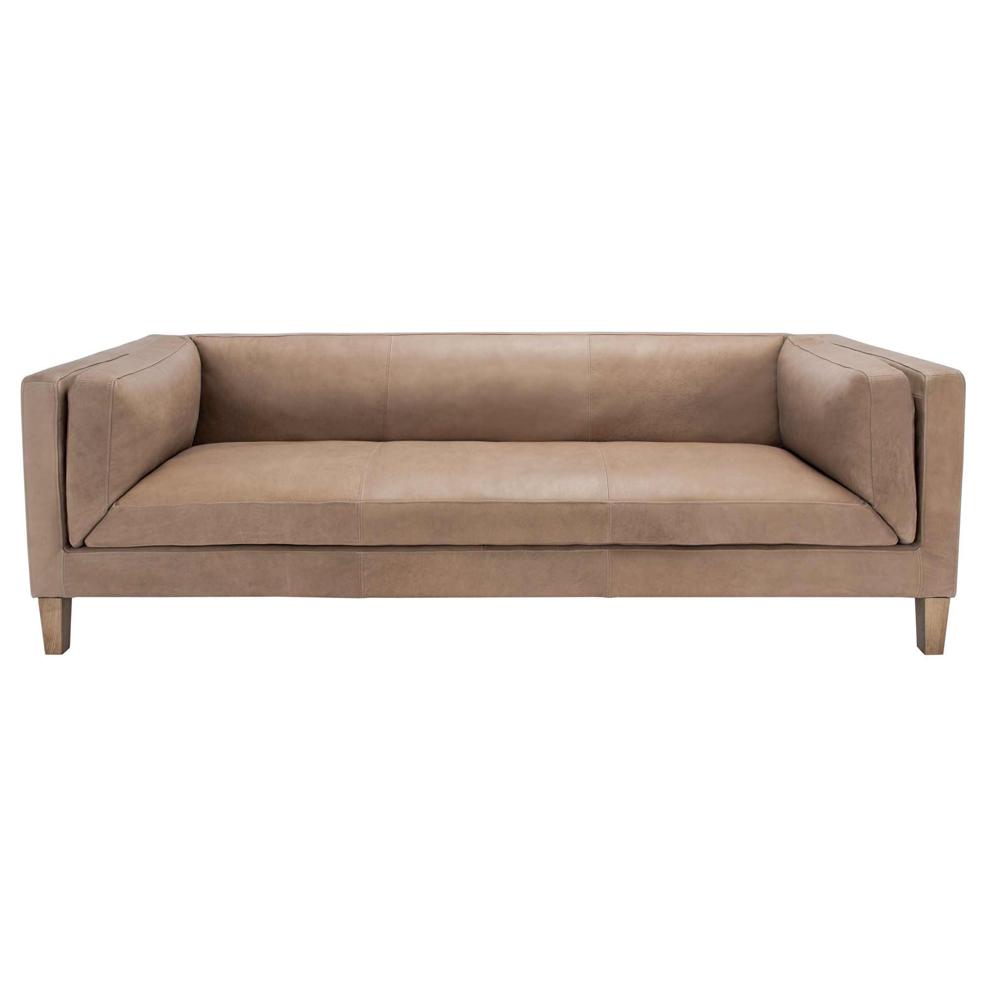 Bernadette 88.2'' Genuine Leather Sofa