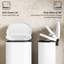 HOMCOM 30L Kitchen Bin Stay-Open Lid Slim Rectangular Pedal Bin-120768088
