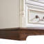 Commode à tiroirs de style campagnard avec base, commode rustique en bois, rangement pour commode pour la chambre à coucher, le salon, belle et robuste (commode)