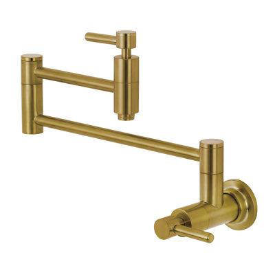 Kingston Brass Concord Two-Handle 1-Hole Wall Mount Pot Filler Faucet