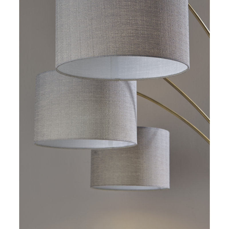 Necmiye 82'' Brass Tree Floor Lamp