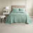 Oversized Reversible Bedding Sets Microfiber Medallion Quilted For Home
