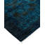 Tapis bleu nouvel âge 9 pi 10 po x 8 pi 1 po Corina