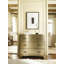 Sanctuary Three-Drawer Shaped Front Gold Chest