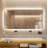 Wall mounted LED lighting mirror