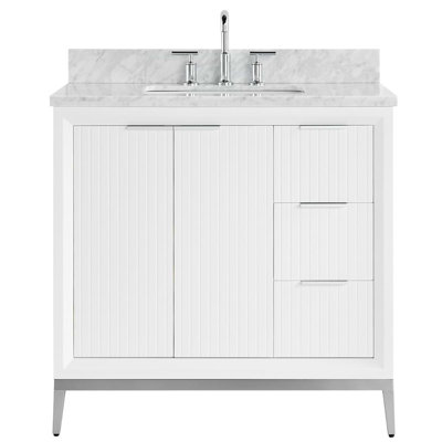 Bungalow 36" Freestanding Standard Single Bathroom Vanity with Top