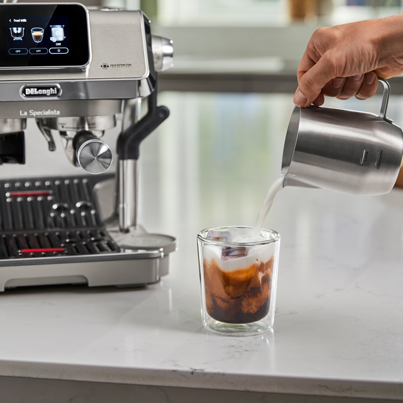 De'Longhi La Specialista Duo Espresso Machine with Touch Screen, Grinder, Cold Brew & Milk Frother