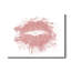 Rose or Lips - reproduction sur toile tendue-300136983
