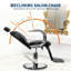 Fauteuil de salon pour coiffeur, fauteuil de salon inclinable et pivotant à 360 ° avec appui-tête réglable, pompe hydraulique robuste, fauteuil de coiffeur pour coiffeurs et esthéticiennes