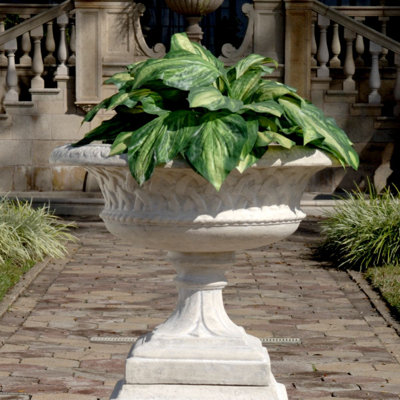 Larkin Arts and Crafts Resin Urn Planter