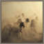 Reproduction d’art sur toile, "migration des chevaux" par 1X-cadre flottant-292306490