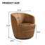 Ensemble de 2 chaises d'appoint en polyuréthane et coussins souples Aunna-109238300