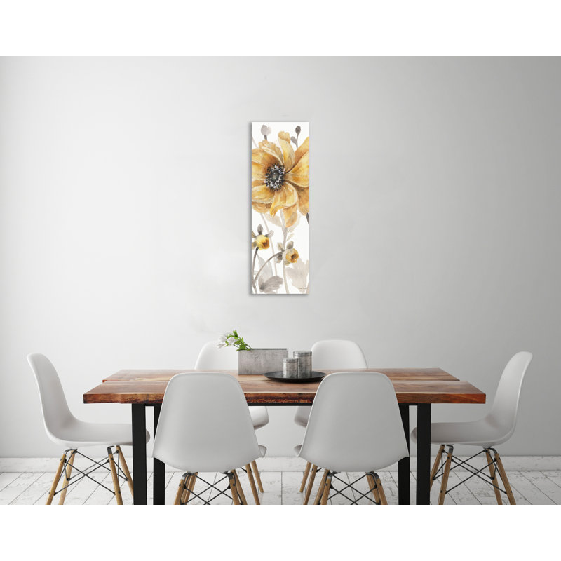 «Fields Of Gold V», toile tendue par Lisa Audit, H 54 po x l 18 po x P 1,5 po