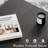 2-Piece Modern Nesting Coffee Table Set Black Finish-1833970213