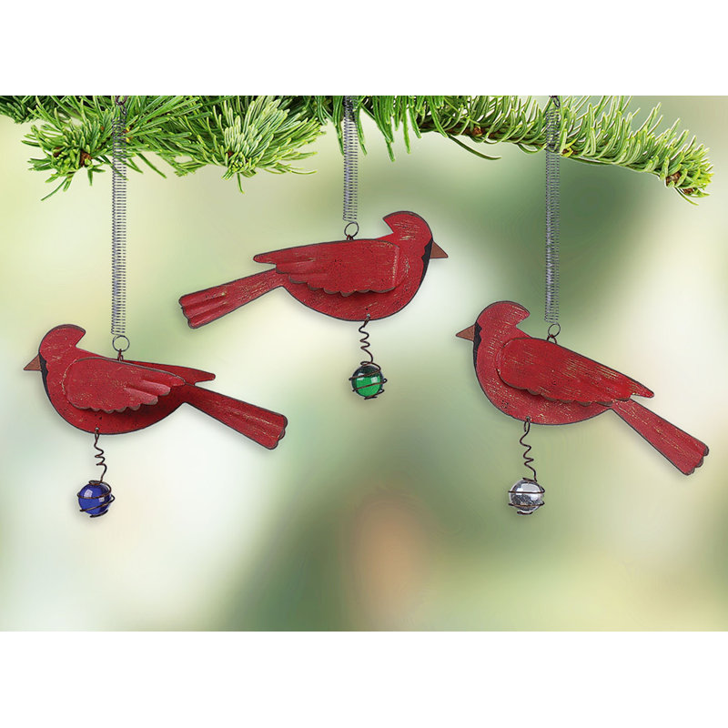 Ornement figurine suspendu cardinaly