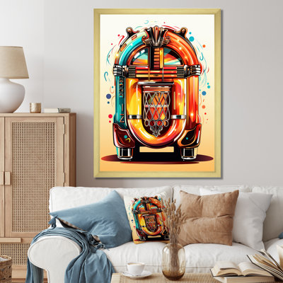 Cubist Jukebox Harmony 1 - Jukeboxes, art mural