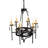 Gina 6 - Light Dimmable Geometric Chandelier
