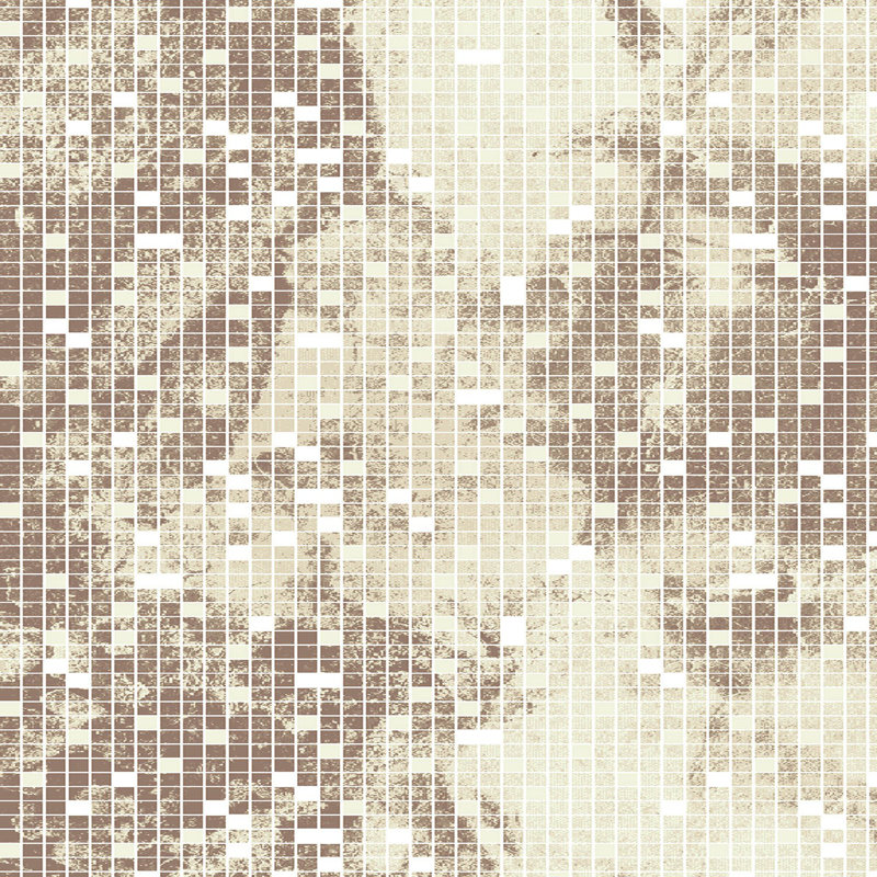 Tapis gris / ivoire en polyester tissé à la machine Cliona, Rectangle 3 pi 3 po x 6 pi 7 po
