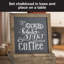 Free-Standing Magnetic Chalkboard, 13" x 10"