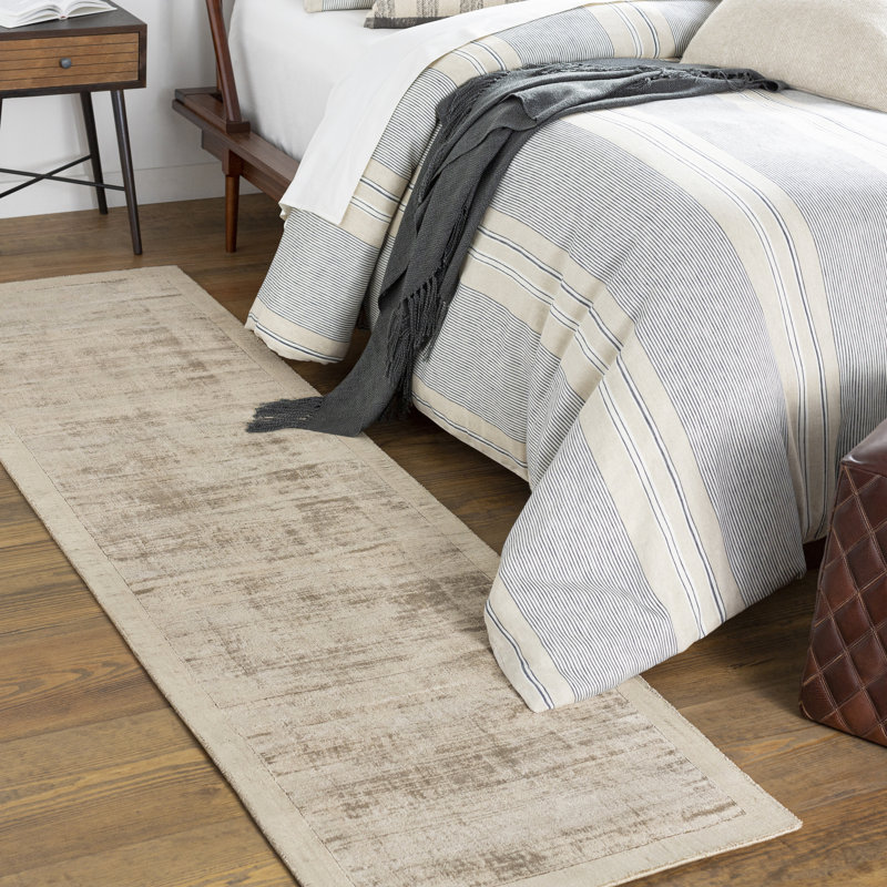 Mckinley Hand Loomed Viscose Indoor Rug, Runner 2'3" x 8'