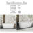 67" White Acrylic Freestanding Bathtub