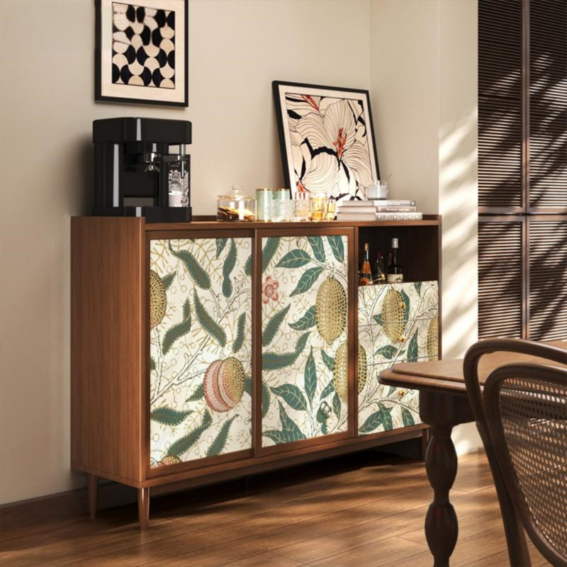 Large-Capacity Retro Sideboard