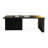 Black Rectangular Solid Wood desk-204531800