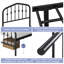 Metal Bed with Arched Headboard and Footboard-903604193-903604195