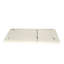 / Coussin de repos lombaire méridienne - eau, 27,75 po x P 77,79 po 3,97 po, crème, rembourrage extérieur rembourré de mousse