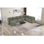Canapé modulaire rembourré avec repose-pieds Dona-105785939