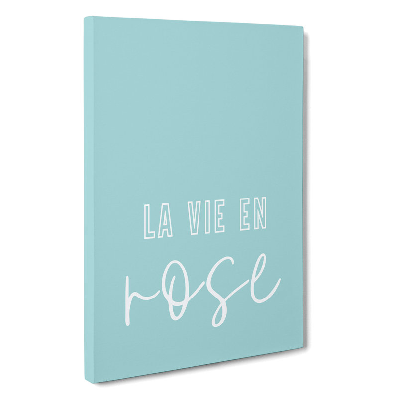 La Vie En Rose V2 - Wrapped Canvas Print, 50cm H x 35cm W x 3cm D