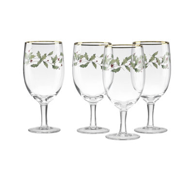 14 oz. Verre à pied en verre